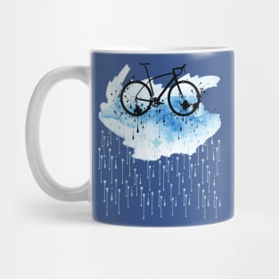 watercolor bicycle Mug